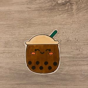 Bernice the boba tea sticker